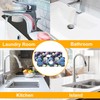 2 Pack Faucet Mat for Kitchen Sink Splash Guard Bathroom
