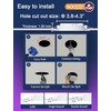 ILC 4 Inch LED Reccessed Downlights Compatible with Alexa (Hub