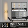 KARTOOSH Removable Battery Operated Wall Sconces with Remote Control 350°Rotate