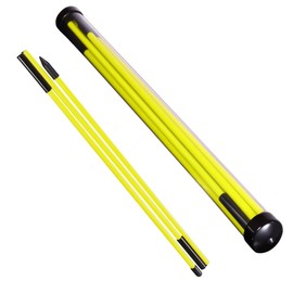Elevon Golf Alignment Stick, 48" Collapsible Fiberglass Training Aid with Elastic Rope & Rubber Cup, Golf Training Equipment for Posture Corrector