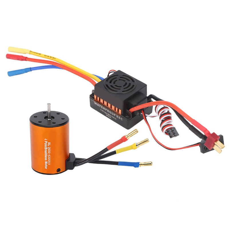 3650 4300KV Brushless Motor 60A ESC Upgrade Parts Accessory for
