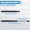 C16-06389 14 Inch 24LB/107N Truck Camper Shell Lift Supports, Struts