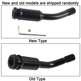 EVGATSAUTO T4 Gear Knob Extension 5 Inch Gear Knob Extension Gear Knob Straight Gear Lever T4 Gear Lever Extension for T4 1990-2003 Black