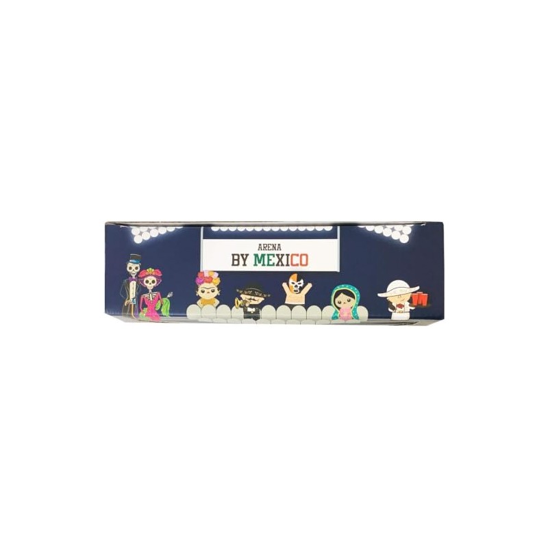 BY MEXICO Set de 4 Mini Pocillos de Peltre Calavera