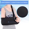 Fasola Arm Sling Shoulder, Adjustable Arm Strap with Breathable Mesh