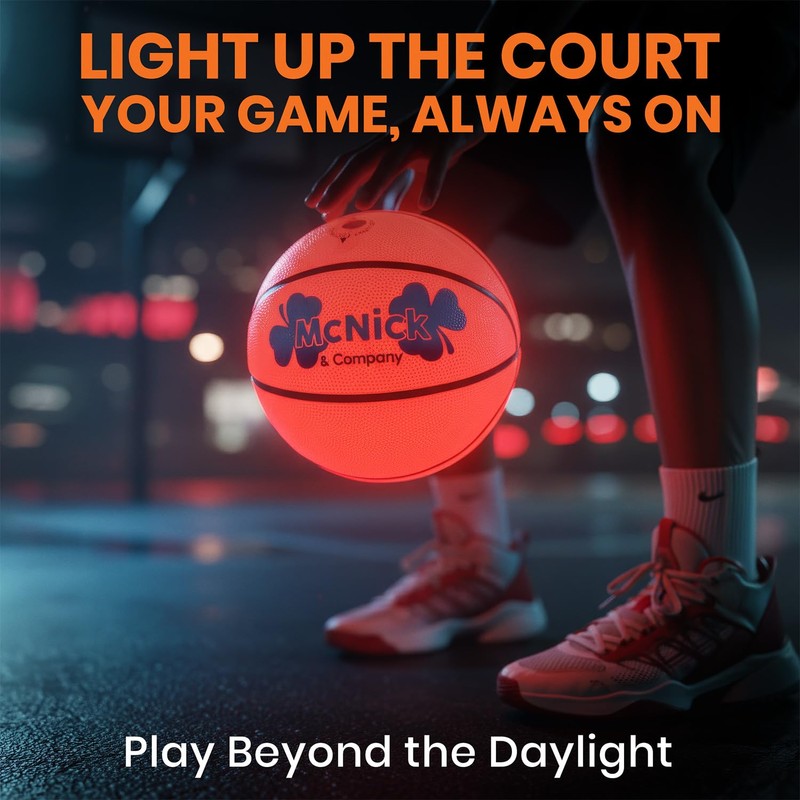 Glow in The Dark Basketball Net Hoop Pair – LED