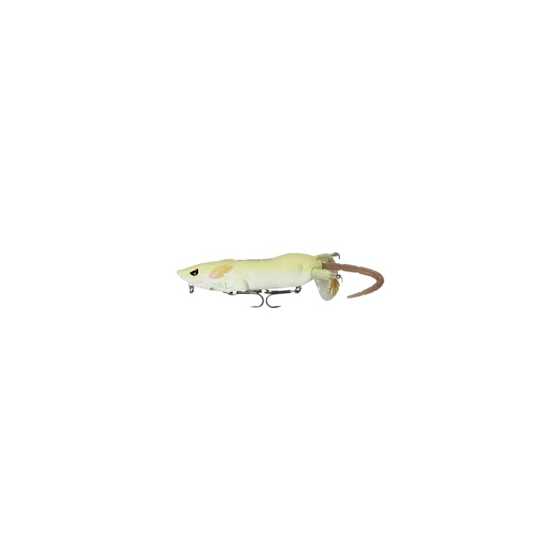 FishLab BR-7-W BBZ Bio Rat 7 1/2" (White)