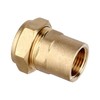 hep® 22mm Compression by 1/2" BSP Brass Female Iron Coupler