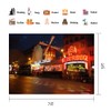 PHMOJEN Paris Moulin Rouge Backdrop 7x5ft Night Street Scenery Photography