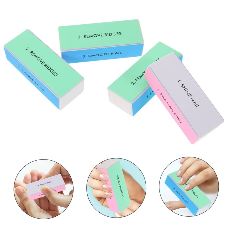 OHPHCALL Essential Nail Care Tools 10 Count 4 Way Nail