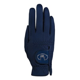 Roeckl Sports equestrian gloves LISBOA, ladies summer riding glove, navy blue 6