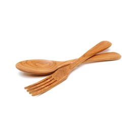 Bérard Salat-Besteck „Parisien“ (25 cm) Salatbesteck, Olivenholz, Holz, 25 x 5 x 1,5 cm