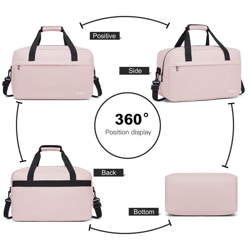 Kono 35x20x20 Holdall Cabin Luggage Travel Bag Under Seat Flight