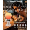 Ankilo Kids Alarm Clock with Night Light, White Noise Sound