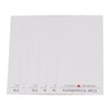 100 Set Car Coaster Packaging White Thick Coaster Display Cards