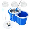 Spin Mop and Bucket with Wringer Set, 360° Mop and