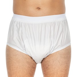 Suprima 1-214-009 Unisex PVC Incontinence Briefs Size 58 Black