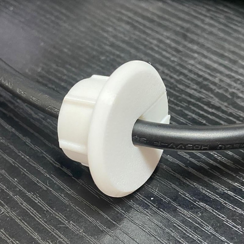 Cable Wall Bushing | Desk Cable Grommet - TV Wall