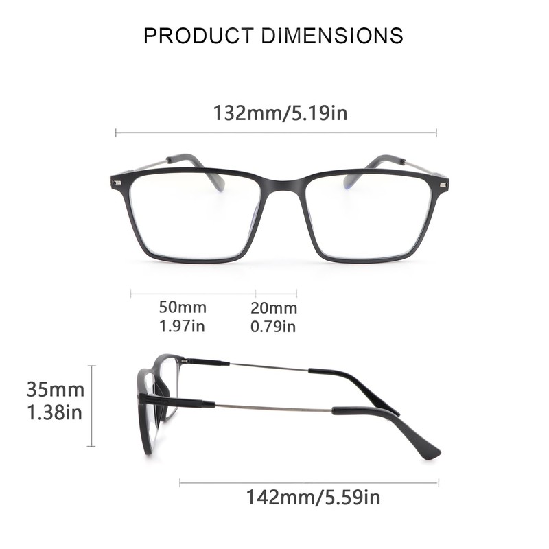 YIMI Photochromic Blue Light Blocking Glasses UV Protection Anti Eyestrain