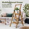 Taranta 3 Step Ladder, Portable Folding Ladder with Wide Pedal,