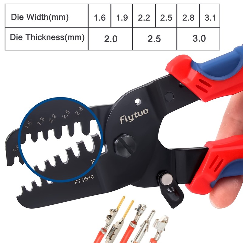Flytuo - Crimpadora de alambre y micro conector funciona para