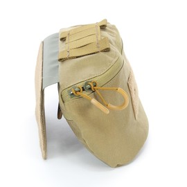 Zentauron Drop Down Pouch for Plate Carrier Protective Vests with Compartment for Soft Ballistics Accessories Bag for Tactical Equipment Made of Nylon Made in Germany