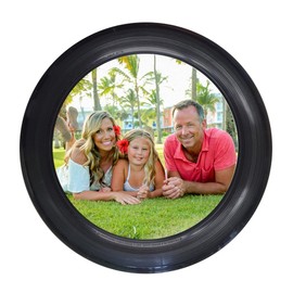Custom Photo or Company Logo Ultimate Frisbee Disc - 175g, Black