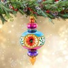 Huras Family Noel Joy Glass Tree Ornament Hf964mb Merry &