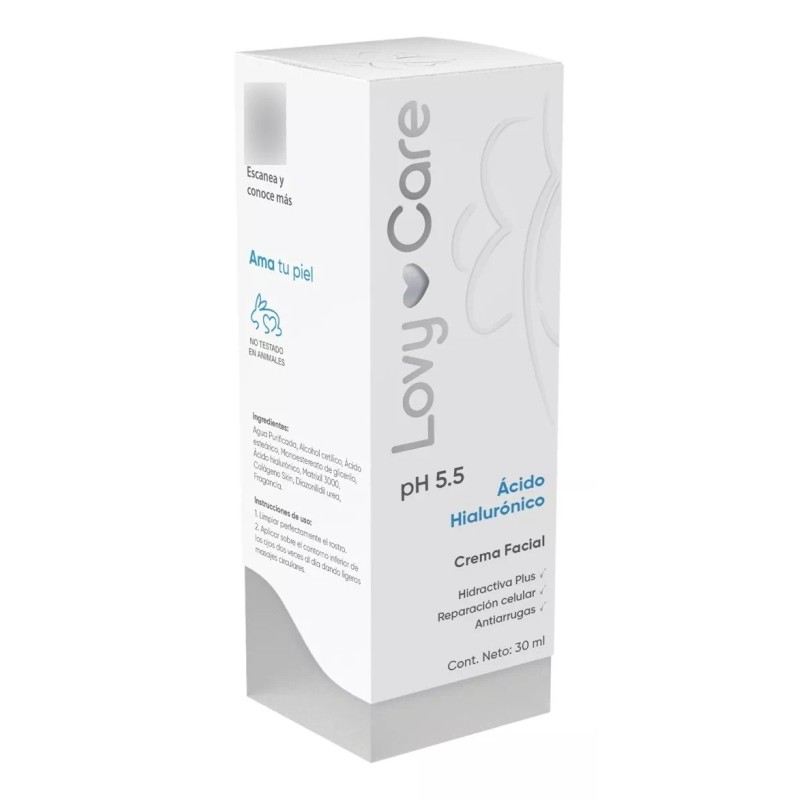 Lovy Care Crema Facial Ácido Hialurónico