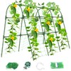 MQHUAYU Cucumber Trellis for Raised Bed,U-Shape Garden Trellis for Climbing