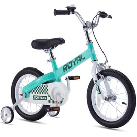 Royalbaby Formula Toddlers Kids Bike Boys Girls 14 Inch Bicycle with Traning Wheel Ages 3-5 Years, Teal