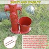 20.9"H Metal Fire Hydrant for Dogs to Pee On with