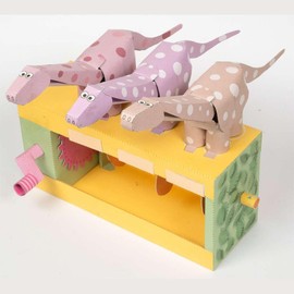 Go On Make Me – Animated Paper Craft Kits for Kids & Adults | DIY STEM Activity Sets | Creative, Screen-Free Fun | Ages 8+ (Diplodocus Dance)