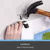 Kenney Fast Fit 5/8" No Measure Curtain Rod Brackets, Oil