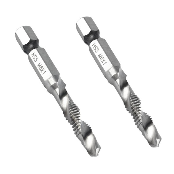 Oykrueats 2 Pieces M6 Tap, M6 Tap, Metric Standard Thread,
