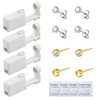 Orglace 4 Pack Ear Piercing Kit,Disposable Self Ear Piercing Gun
