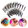 Beavorty 80pairs Reusable Eyeliner Stickers Fashion Eye Makeup Decals for