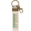 GRUSS & CO 48411 Canvas Key Ring with Lobster Claw