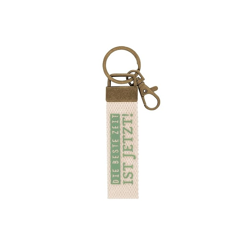 GRUSS & CO 48411 Canvas Key Ring with Lobster Claw