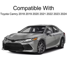 Driver Side Mirror Replacement for 2018-2024 Toyota Camry with BSD Heated Left Side View Mirror Replacement Glass w/o Atuo Dimming