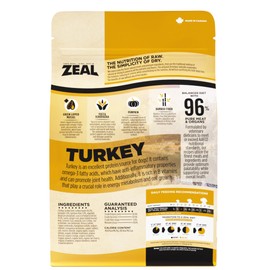 ZEAL ZEAL Canada Air-Dried Turkey Recipe for Dogs - High Protein, Natural Superfoods, Nutrient Rich, No Fillers, Grain Free, Complete & Balanced (Turkey, 1 lb)