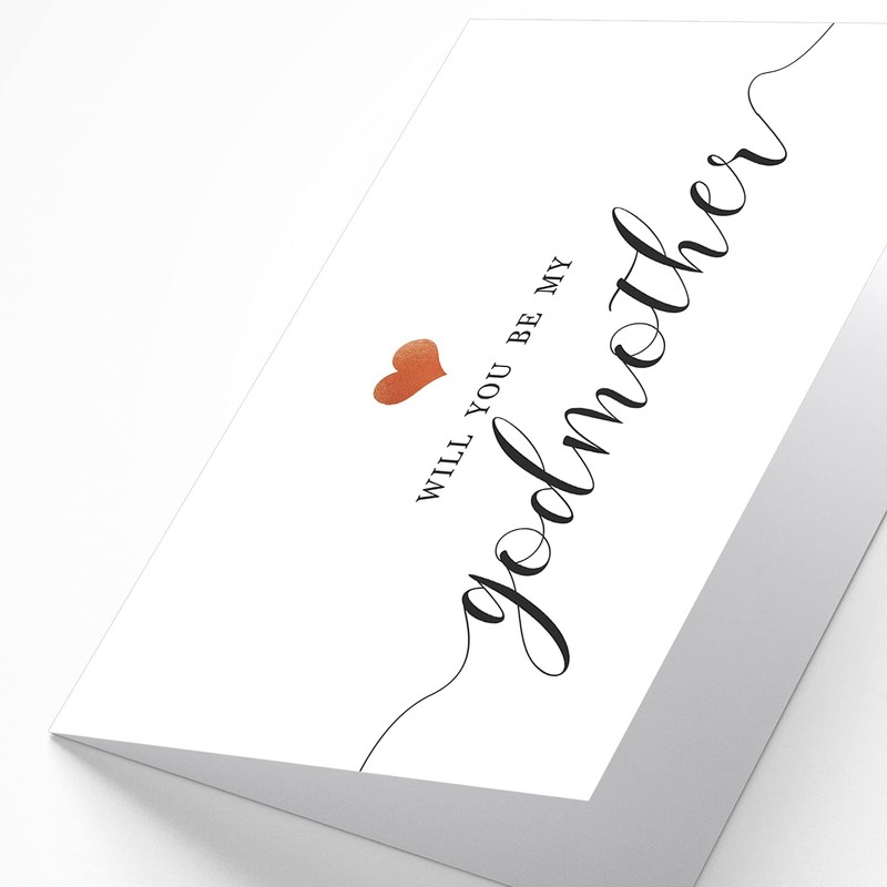Goroar Will You Be My Godmother Card, Godmother Proposal Card,
