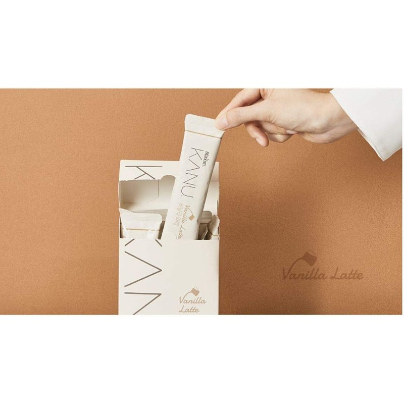 Maxim KANU Vanilla Latte 48 Sticks (Pack of 2)