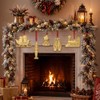 Novabright 6 adornos de Navidad dorados clásico para árbol, decoración
