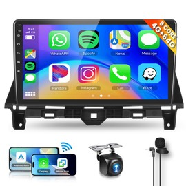 8Core 4+64G Car Stereo for Honda Accord 8th 2008-2013 Wireless Carplay Android Auto,10.1 inch 1280 * 720P IPS Touch Screen Radio, Android/GPS/WiFi/32band DSP Audio/Bluetooth/SWC/Backup Camera