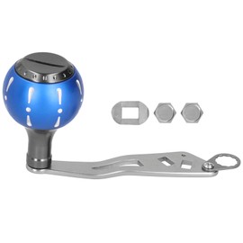 Ball Shape Single Rocker Lowprofile Reel Fishing Reels Conversion Handle Accessory(bleu )