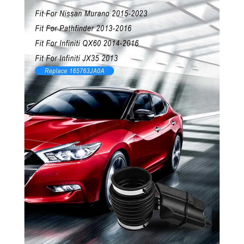 AUGREX Engine Air Intake Hose Fit for Nissan Murano 2015-2023