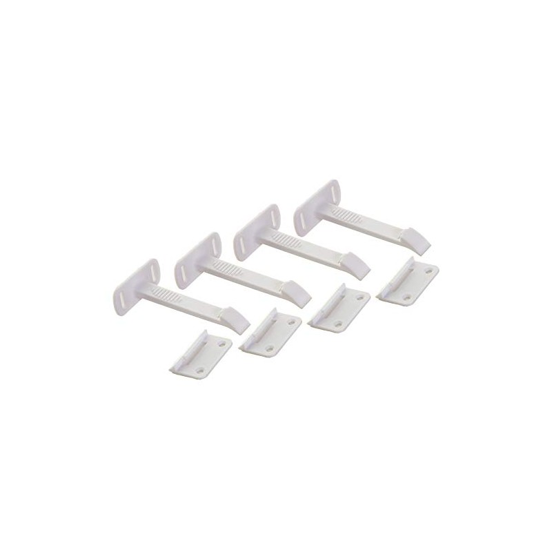Dreambaby Adhesive Safety Latches for Cabinets & Drawers - Extra