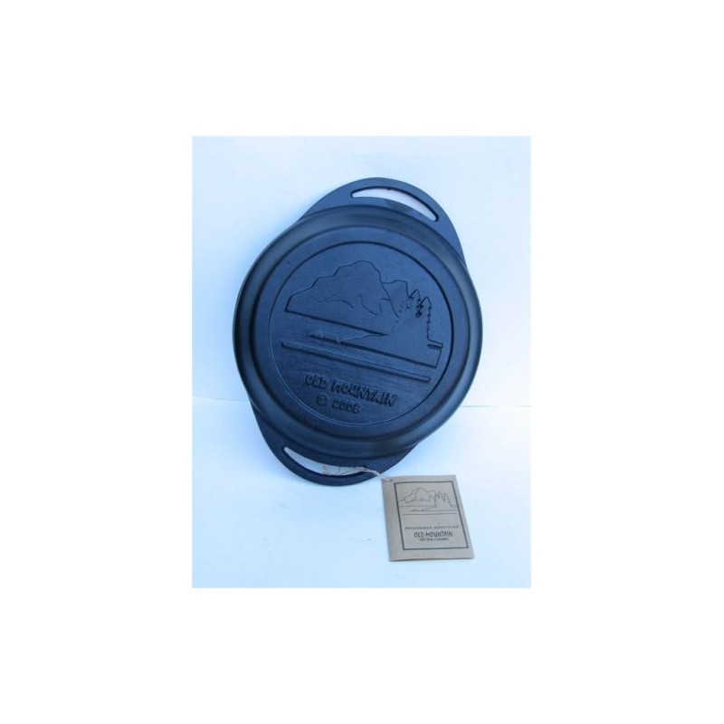 Pie Pan - Pre-Seasoned Cast Iron 12 x 9.5 x