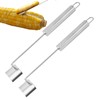 Corn Shucker | 2 Pack Stainless Steel Corn Cob Scraper,Peeling